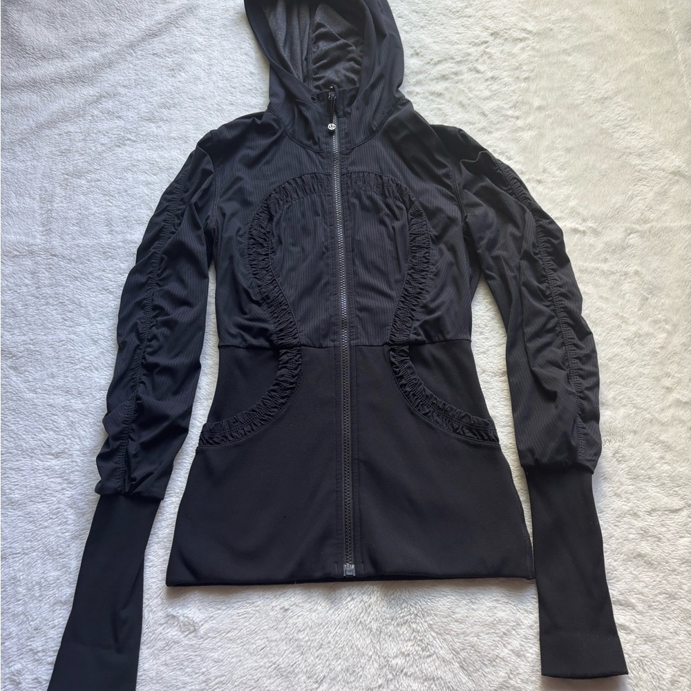 lululemon athletica Black Hooded Jacket